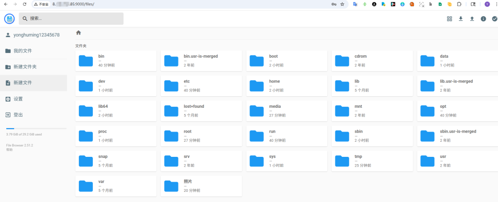 图片[5]-安装个人网盘FileBrowser教程windows+linux-勇爱设计Netwrok