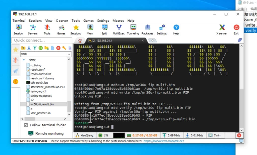 图片[5]-小米路由器WR30U刷机教程傻瓜式最新版openwrt+恢复原厂教程-勇爱设计Netwrok