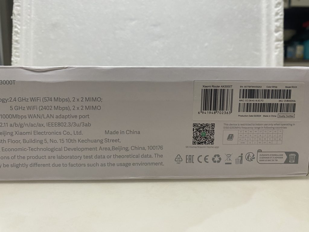 图片[4]-小米AX3000T港版/国际版拆箱图-勇爱设计Netwrok