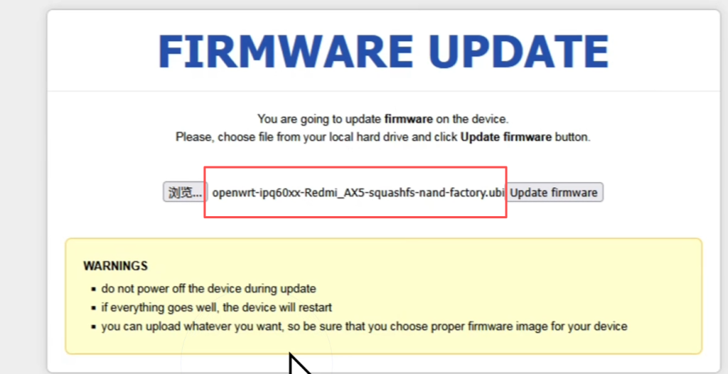 图片[4]-红米AX5/RA67路由器刷机教程uboot版+恢复原厂教程-勇爱设计Netwrok