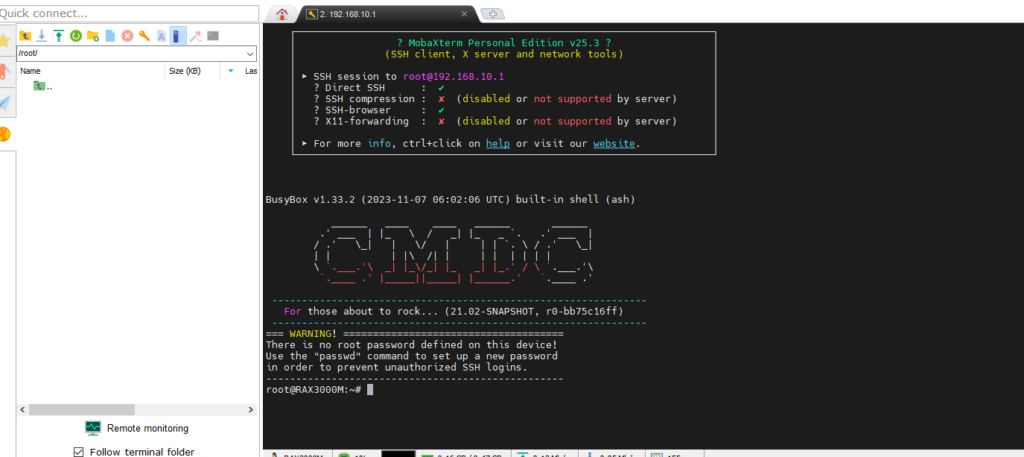 图片[6]-中国移动CMCC RAX3000M/emmc nand普通版算力版路由器刷机教程openwrt+恢复原厂-勇爱设计Netwrok