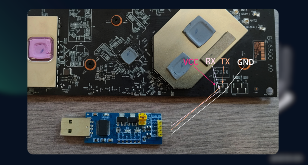 图片[6]-京东路由器赵云BE6500刷机救砖TTL教程openwrt/RE-CS-06+拆机图文教程-勇爱设计Netwrok